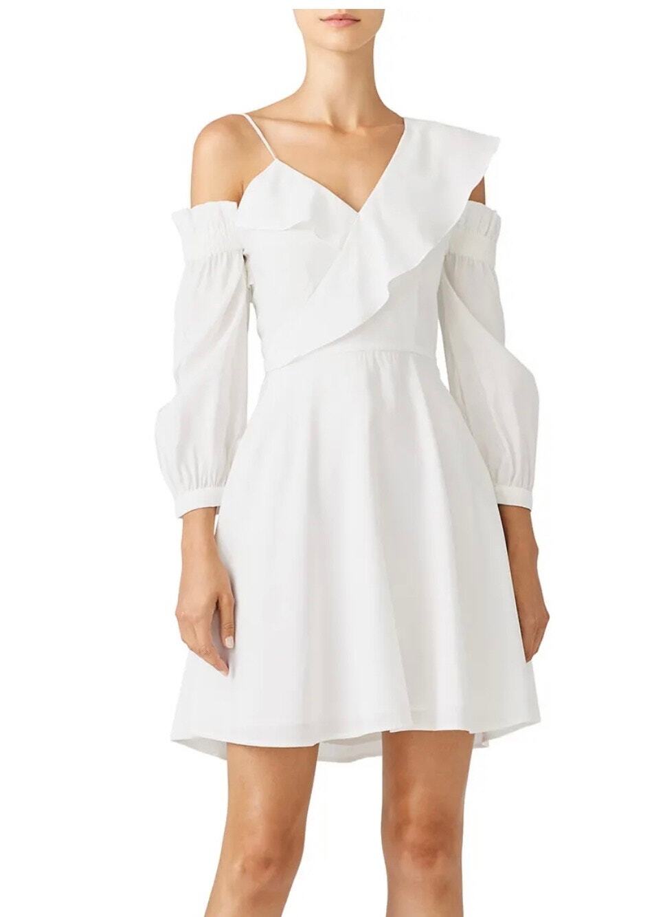 N12H White Milana Cotton Dress 2/4